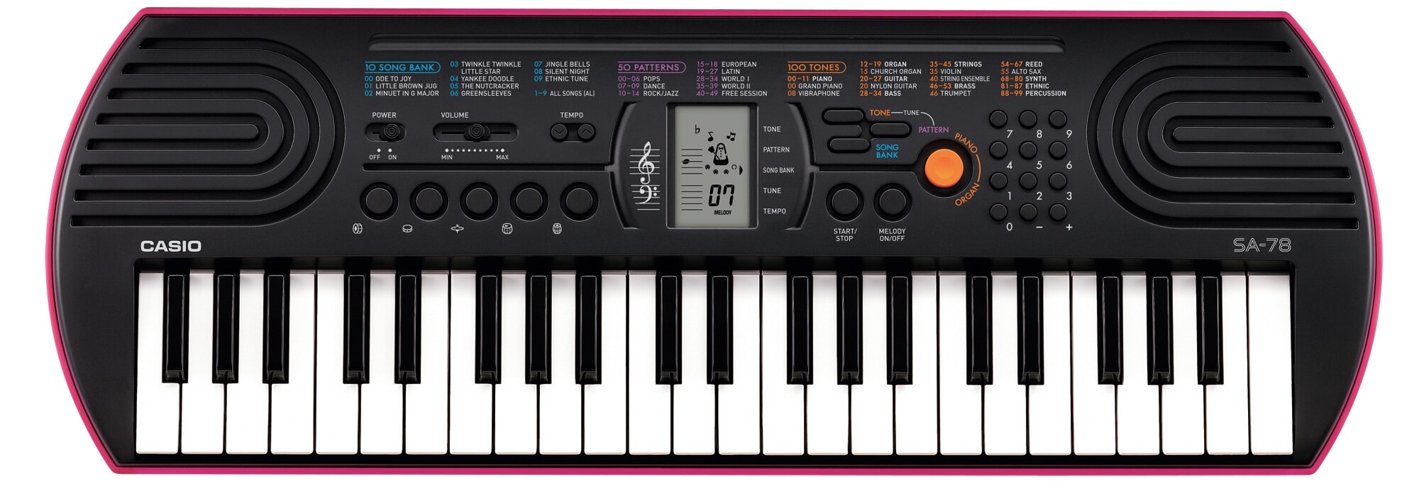 CASIO SA-78 KEYBOARD DLA DZIECI